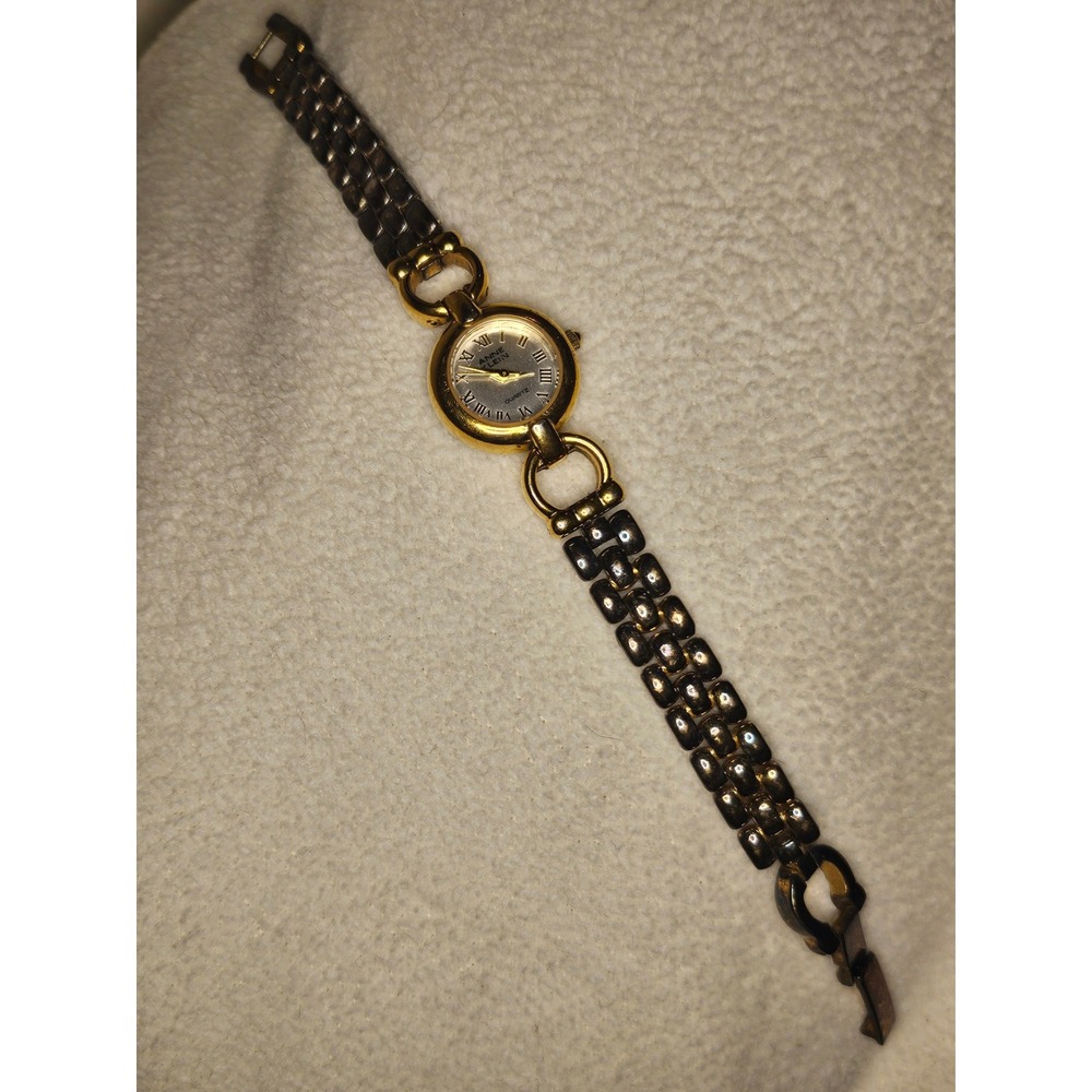 Anne Klein Womens Vintage Mixed Metal Dress Watch Roman Numeral 11/7898 753